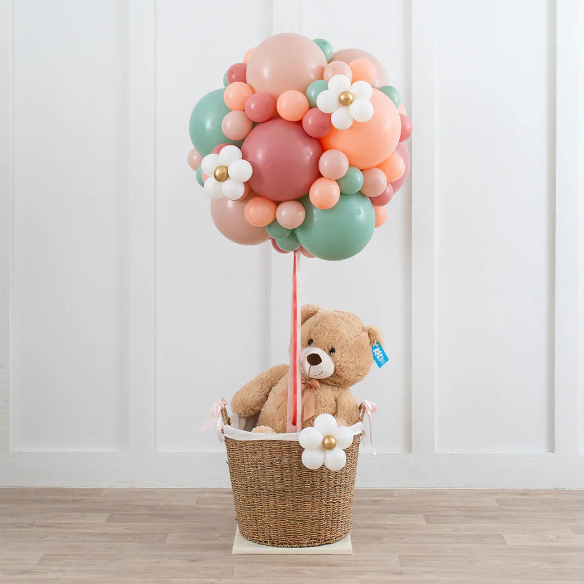 Baby in Bloom Hot Air Balloon Installation in Dubai