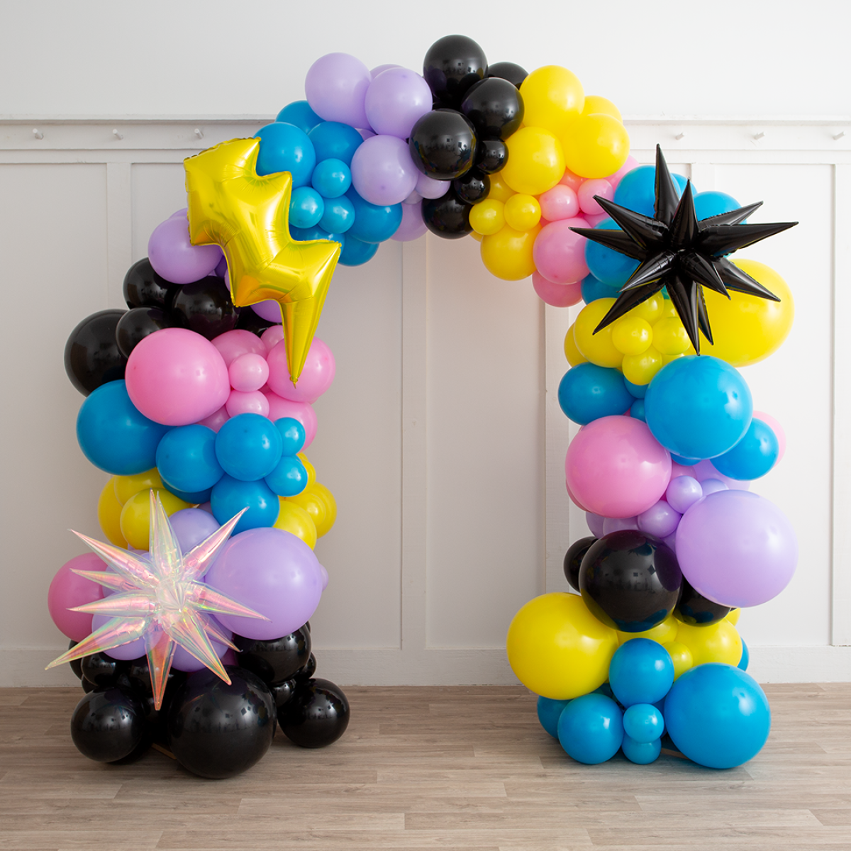 Girl Power Party Foils Balloon Arch – 2m x 2m
