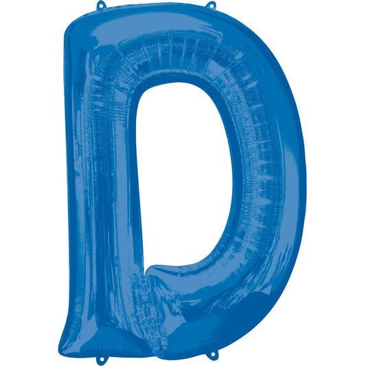 34 Inch Letter "D" Inflated Foil Balloons in Dubai