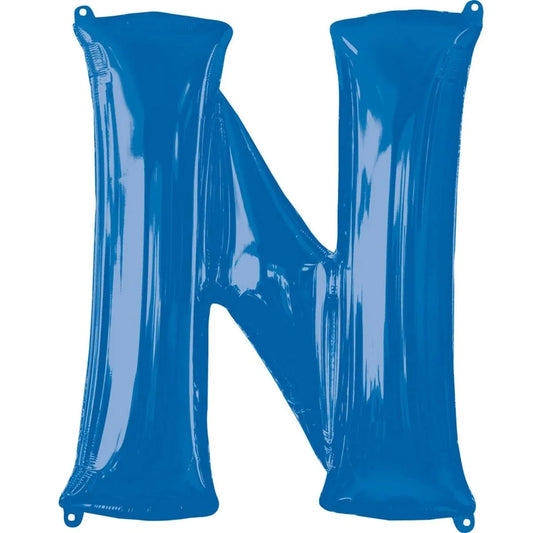 34 Inch Letter "N" Inflated Foil Balloons in Dubai