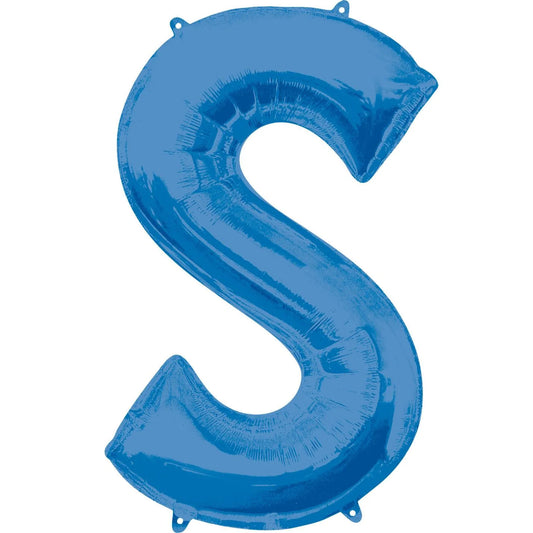 34 Inch Letter "S" Inflated Foil Balloons in Dubai