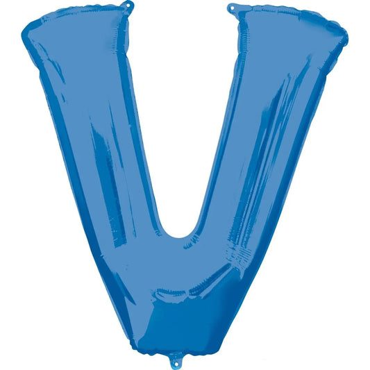 34 Inch Letter "V" Inflated Foil Balloons in Dubai