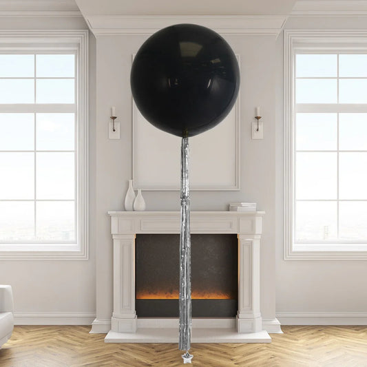 Stylish Metallic Tassel Tail Giant Balloon