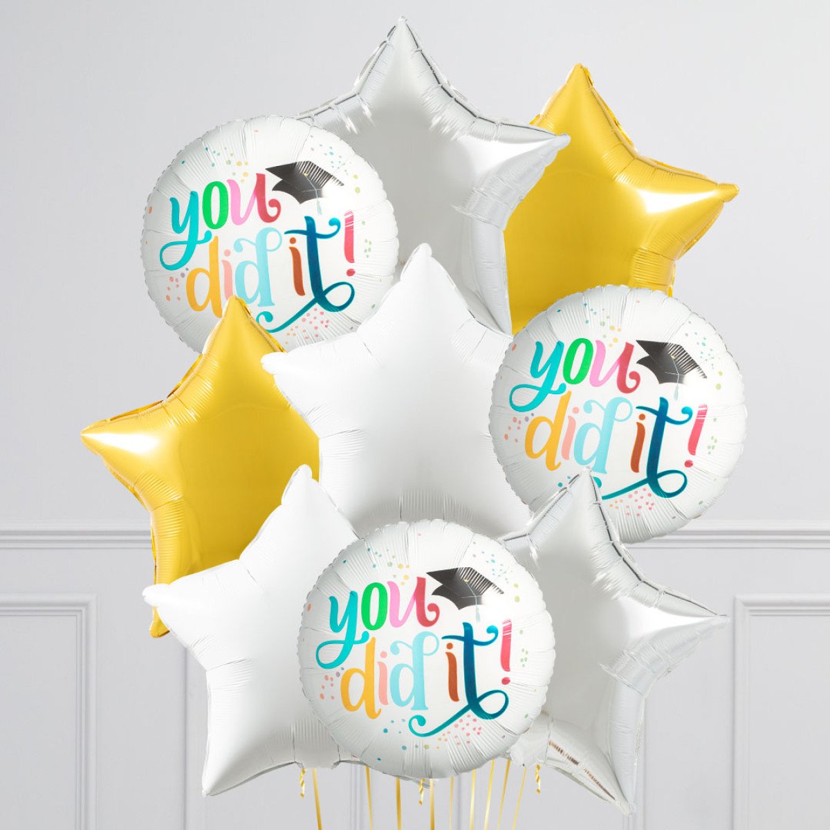 You Did It! Graduation Star Balloons – Helium Delivery Dubai