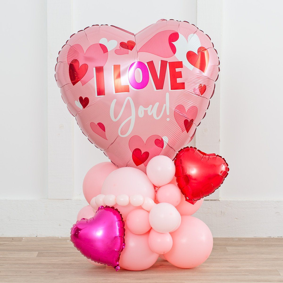 Baby Pink Inflated Valentine's Balloon