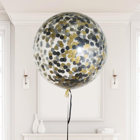 Glitz & Glam Helium Confetti Giant Balloon – 3ft