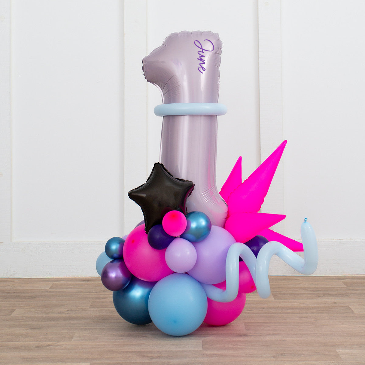 Personalised K-Pop Demon Hunters Inspired Number Balloon Stack | Balloonshop Dubai