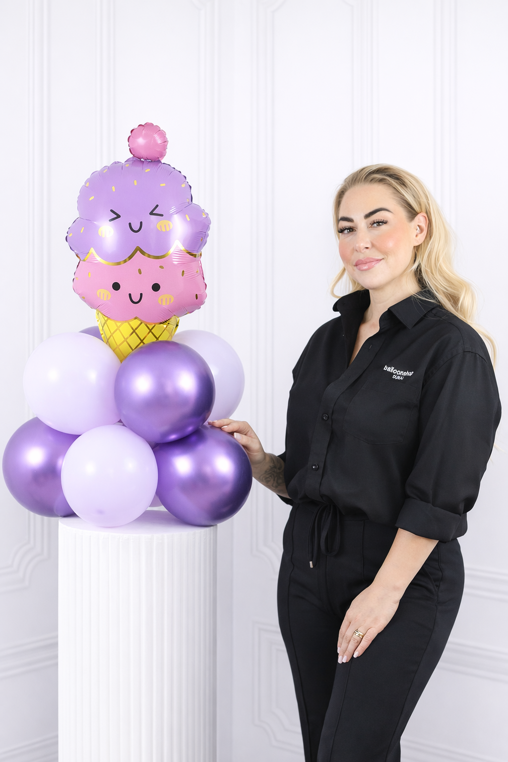 Ice Cream Stack Balloon – Sweet & Playful Party Decoration