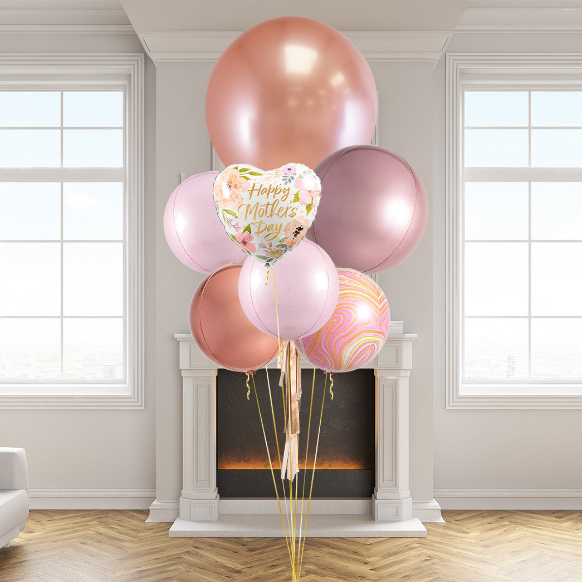 Rose Gold Mother's Day Balloon Set