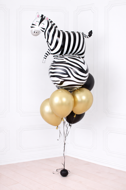 Zebra Helium Balloon – Fun & Playful Animal‑Themed Decoration
