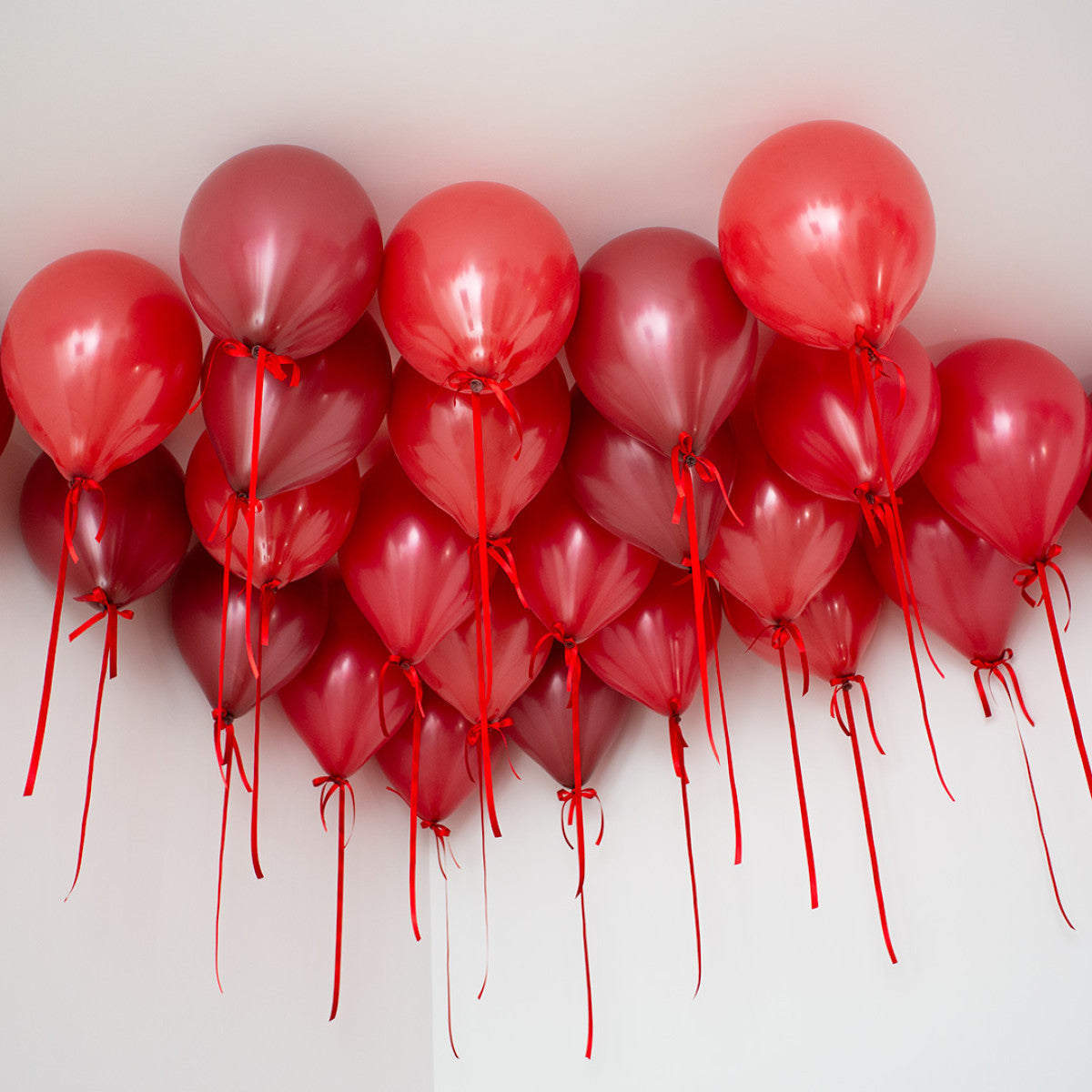 Dark Cherry Red Ceiling Balloons – Bold, Elegant, and Ready to Float
