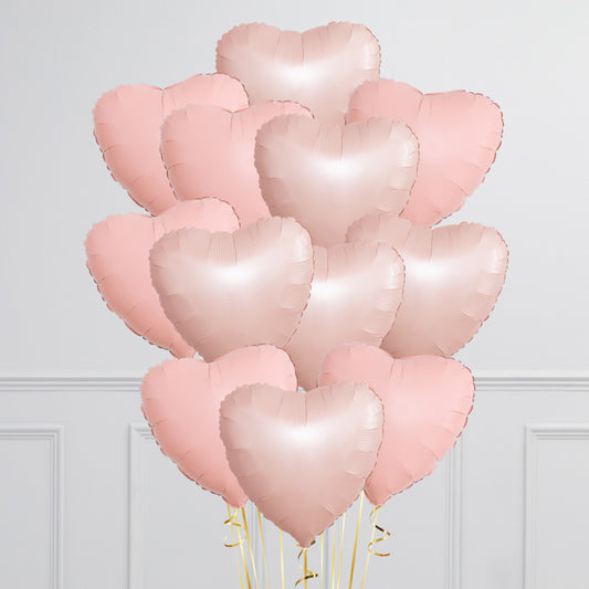 Baby Pink Heart Balloon Bunches – Perfect for Every Celebration