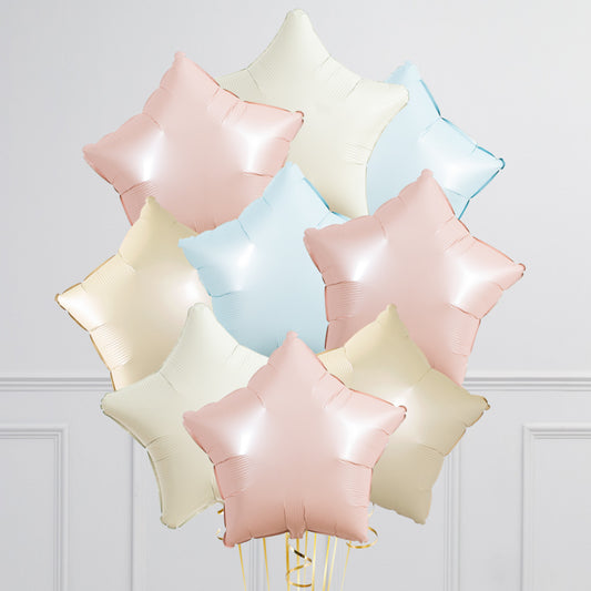 Baby Pink Star Balloon Bunch – Add a Touch of Elegance to Your Celebrations