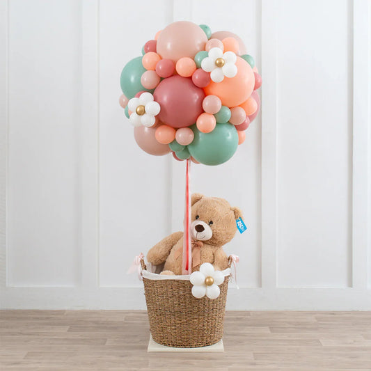 Baby in Bloom Hot Air Balloon Installation in Dubai