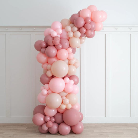 Cherry Blossom Asymmetric Balloon Arch – 2m Tall