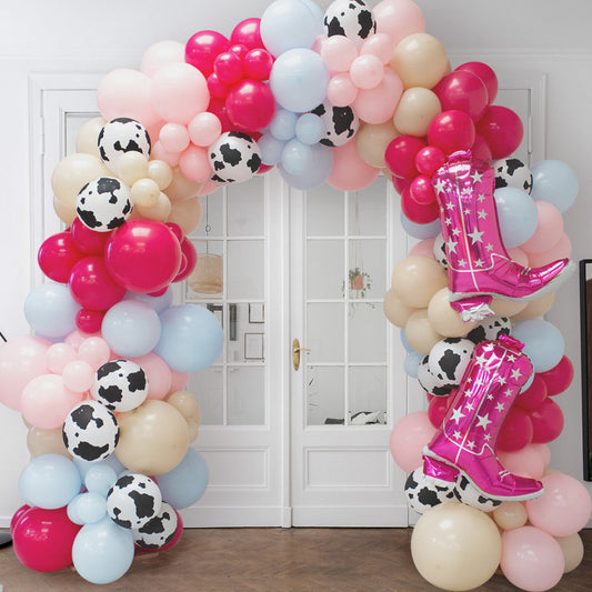 Cowgirl Party Foils Ready-Made Balloon Arch – 2m x 2m
