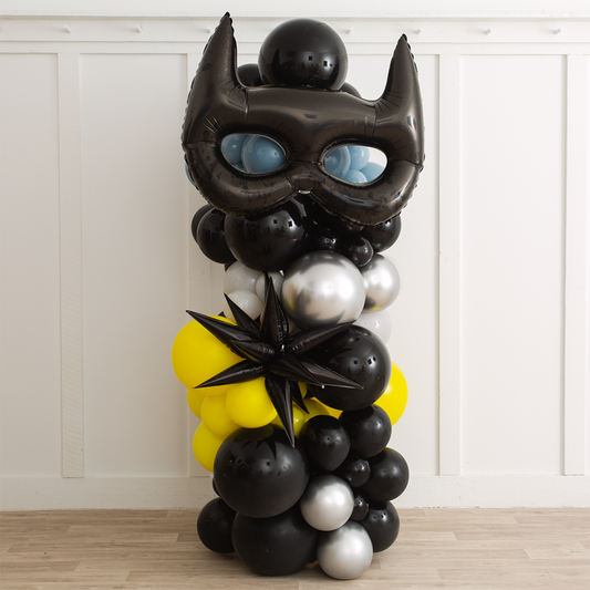 2m Freestanding Batman Balloon Pillar – Ready-Made Delivery in Dubai
