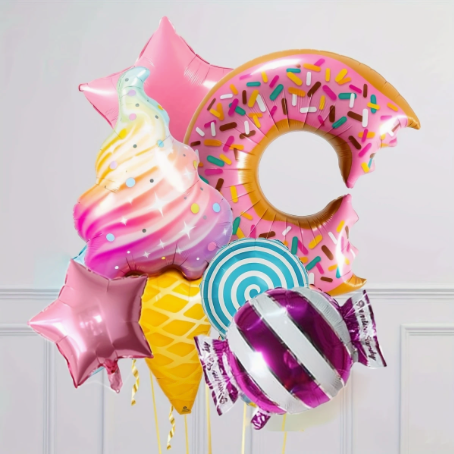 Candy Bunch Foil Helium Balloons – Dubai Balloon Delivery
