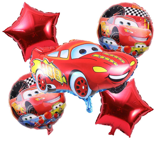 Lightning McQueen &amp; Mater Foil Balloon Set – Race Car Party Balloons in Dubai