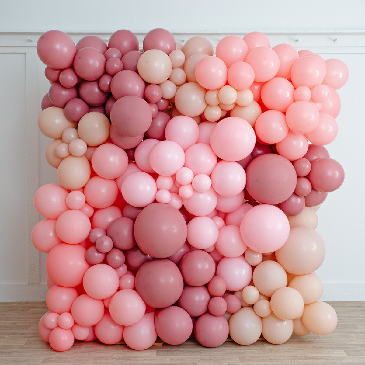 Cherry Blossom Balloon Wall – Elegant Event Backdrop in Dubai