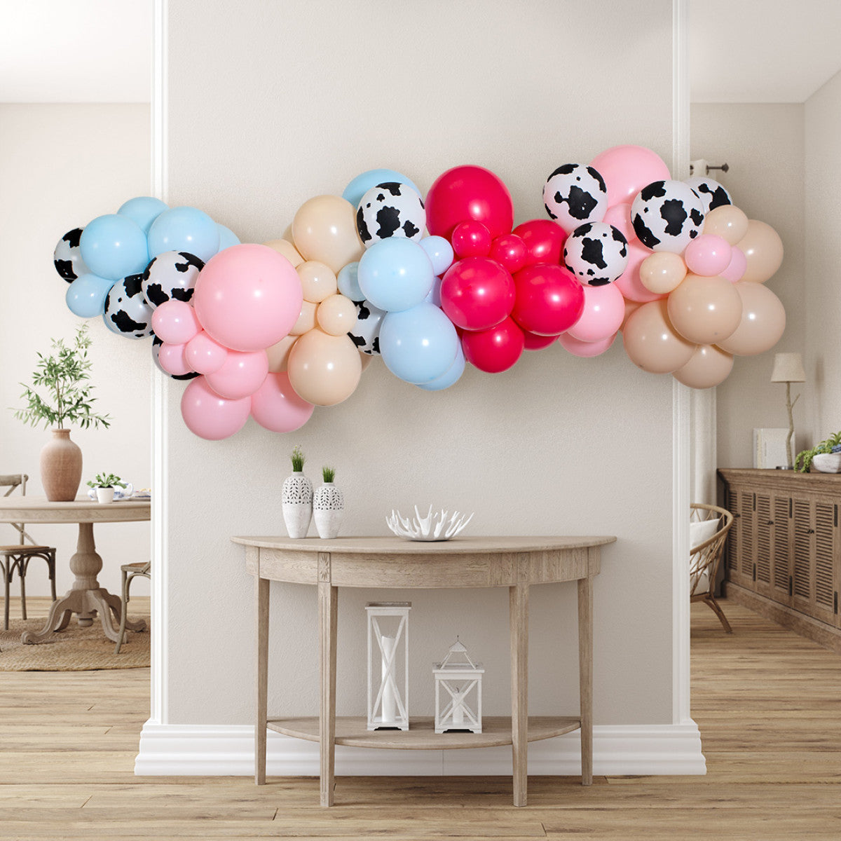 Make It a Rodeo to Remember with Our Stunning 2m Pink Cowgirl Balloon Garland