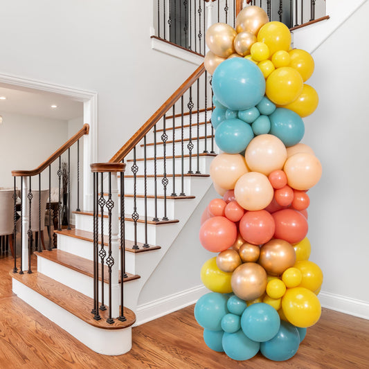 6-Foot Desert Sunset Balloon Pillar in Dubai