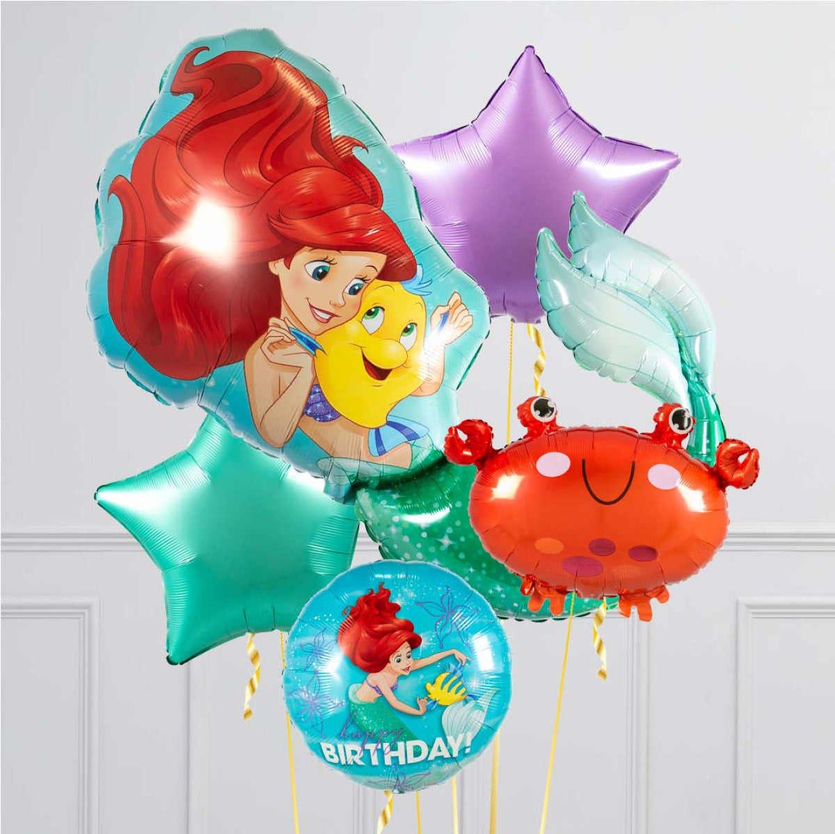 Little Mermaid Ariel Balloon Bouquet