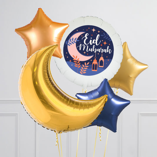 Eid Mubarak Balloon Bunch – Dubai Balloon Delivery