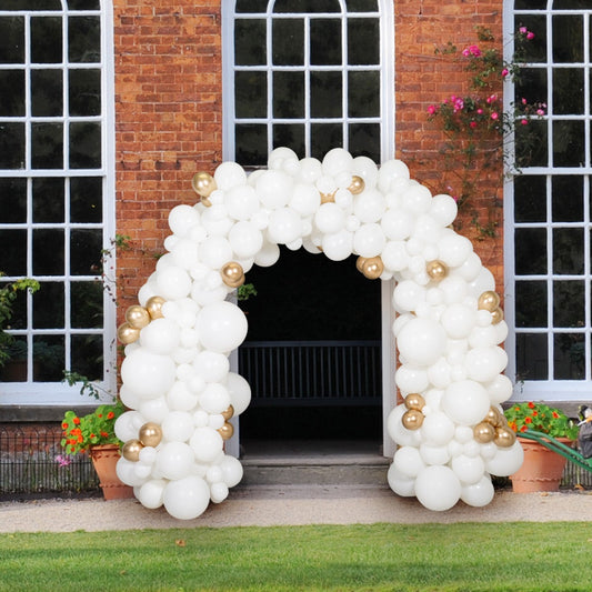 Gold Chrome Ready-Made Balloon Arch