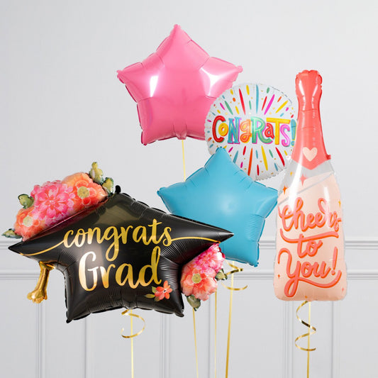 Helium-Inflated 41" Congratulations Grad Balloon – Same-Day Delivery in Dubai