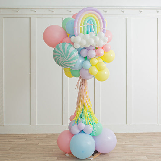 Ice Cream Rainbow Hot Air Balloon – Pastel Perfection