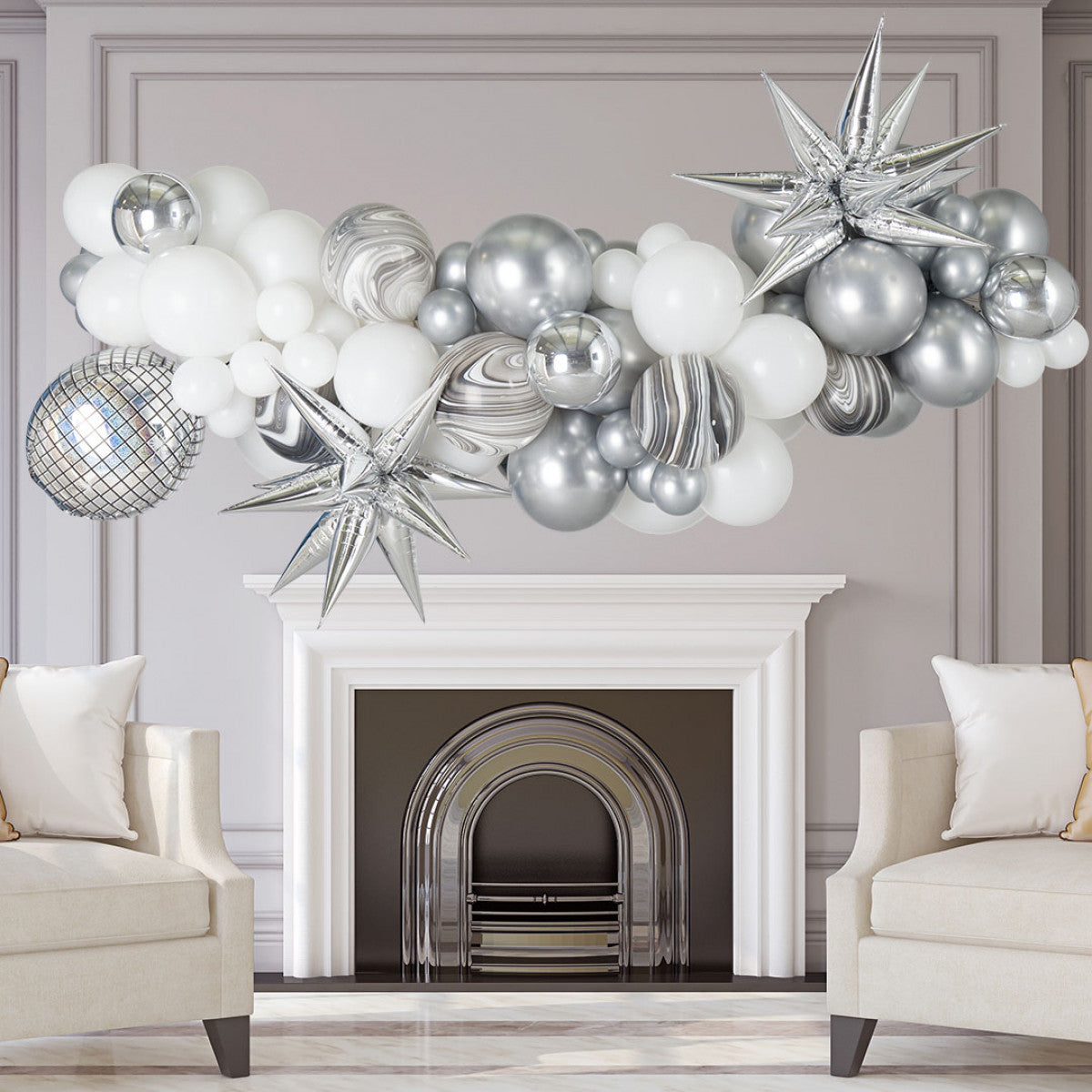 Transform Your Disco Party with Our Epic 2m Ice Disco Balloon Garland