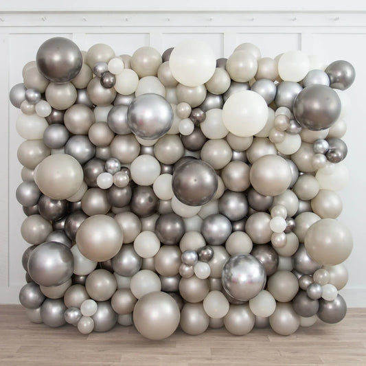 Ice Disco Ready-Made Balloon Wall – Stunning 2m x 2m Freestanding Balloon Backdrop in Dubai