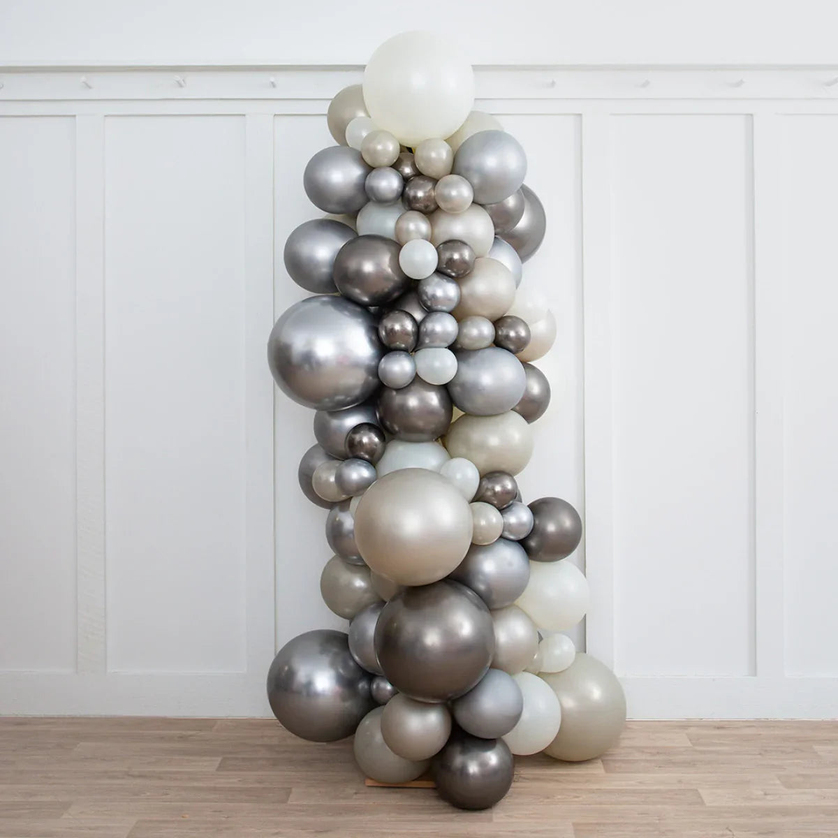 Ice Disco Ready-Made Inflated Balloon Pillar – Elegant 2m Freestanding Party Display in Dubai