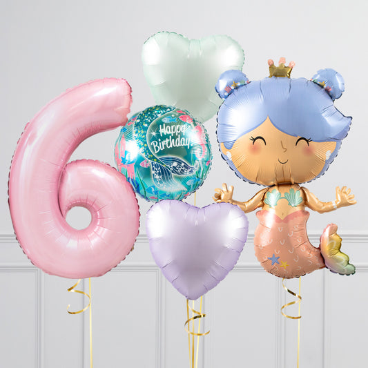Baby Pink Number Balloon Bundle
