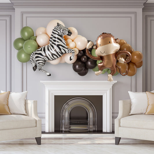 Make It a Celebration to Remember with Our Stunning 2m Sage Green Jungle Balloon Garland