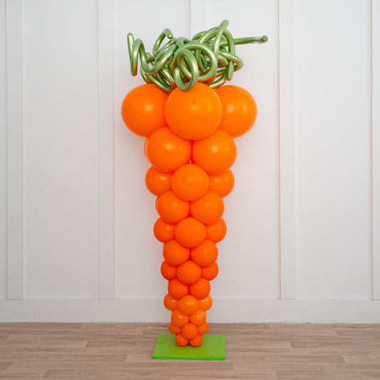 Brighten Your Event with a 1.7m Giant Carrot Balloon Pillar