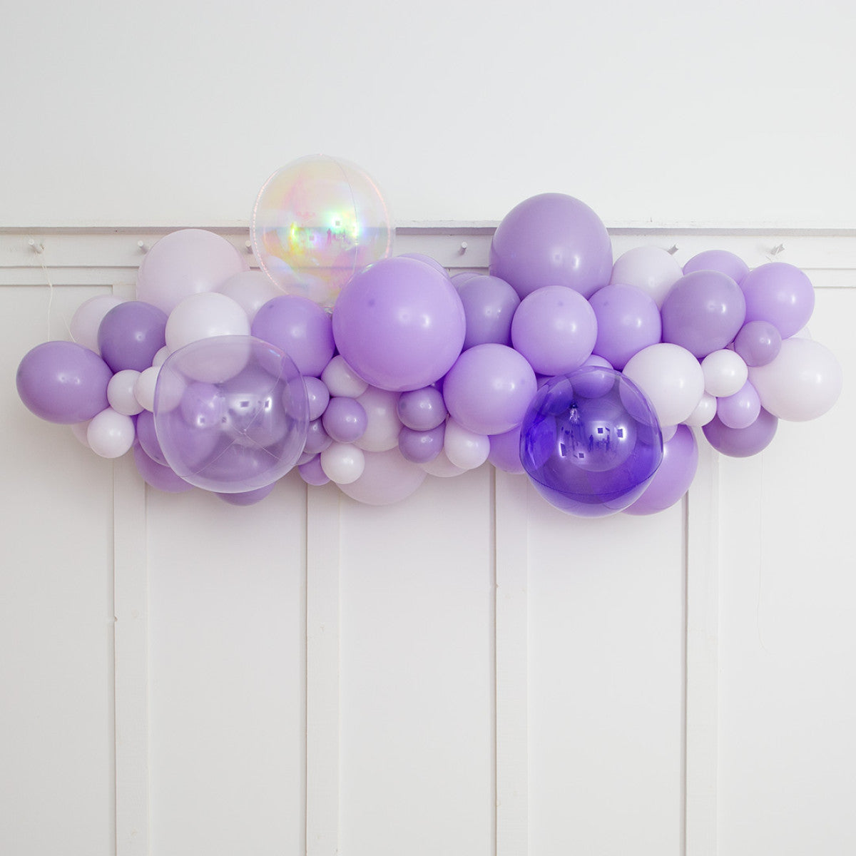 Elegant 2m Lavender Balloon Garland – Ready-Made for Your Special Occasion