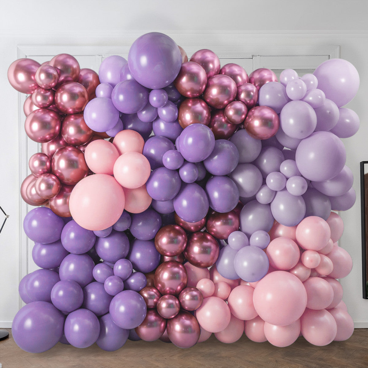 Lavender Rose Balloon Wall – Elevate Your Event Decor to Stunning New Heights