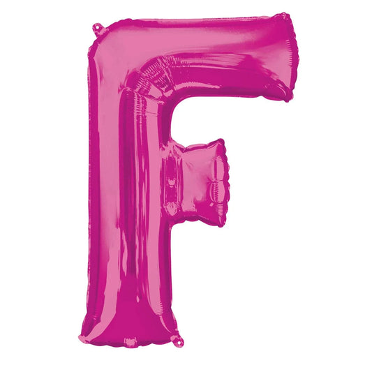 34 Inch Letter "F" Inflated Foil Balloons in Dubai
