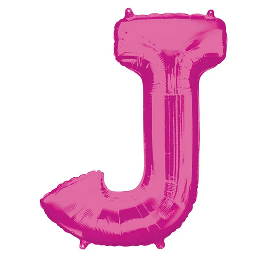 34 Inch Letter "J" Inflated Foil Balloons in Dubai