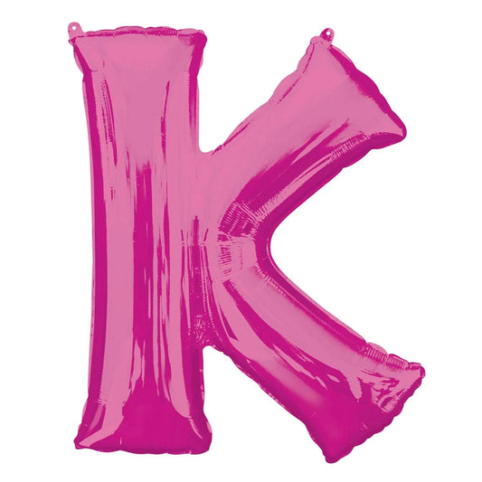 34 Inch Letter "K" Inflated Foil Balloons in Dubai