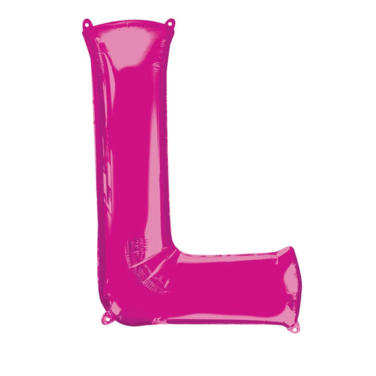 34 Inch Letter "L" Inflated Foil Balloons in Dubai