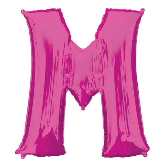 34 Inch Letter "M" Inflated Foil Balloons in Dubai