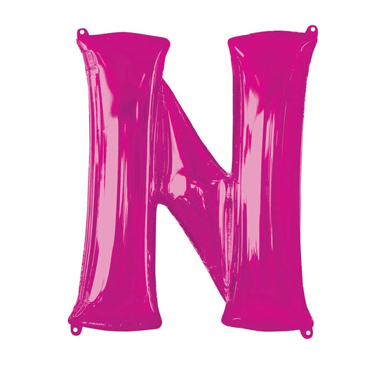 34 Inch Letter "N" Inflated Foil Balloons in Dubai