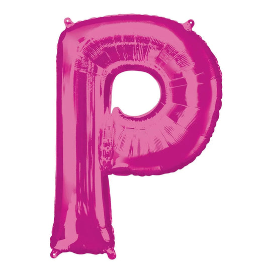 34 Inch Letter "P" Inflated Foil Balloons in Dubai