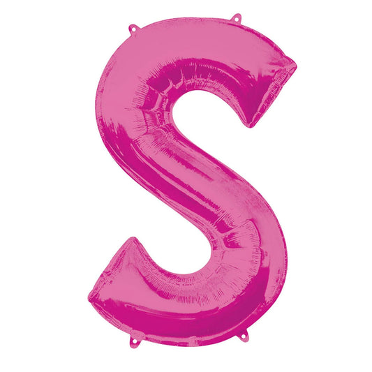 34 Inch Letter "S" Inflated Foil Balloons in Dubai
