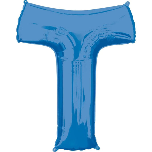 34 Inch Letter "T" Inflated Foil Balloons in Dubai