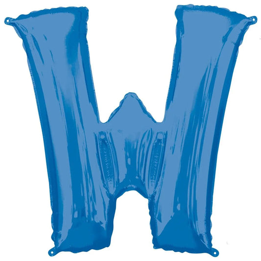 34 Inch Letter "W" Inflated Foil Balloons in Dubai