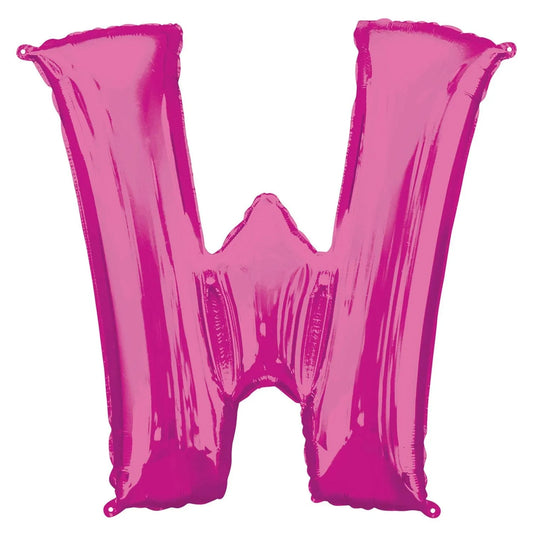34 Inch Letter "W" Inflated Foil Balloons in Dubai